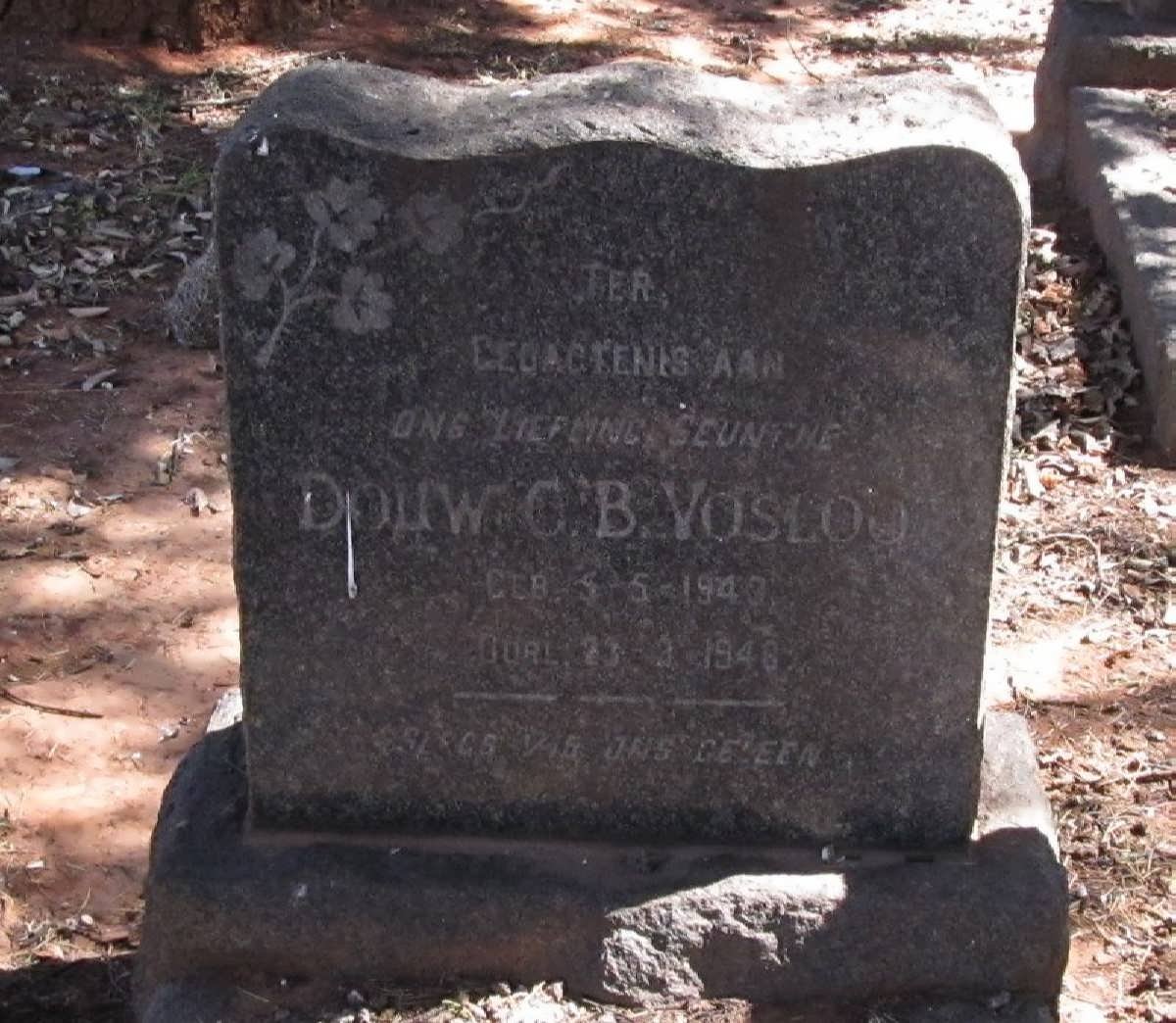 VOSLOO Douw G.B. 1943-1946