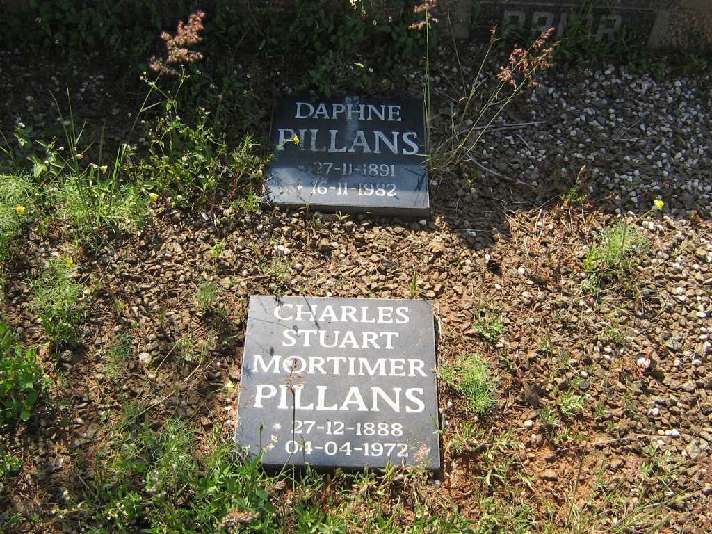 PILLANS Charles Stuart Mortimer 1888-1972 &amp; Daphne 1891-1982
