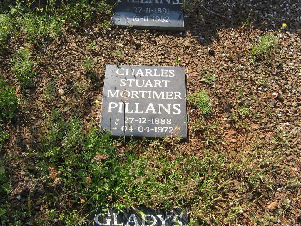 PILLANS Charles Stuart Mortimer 1888-1972 &amp; Daphne 1891-1982