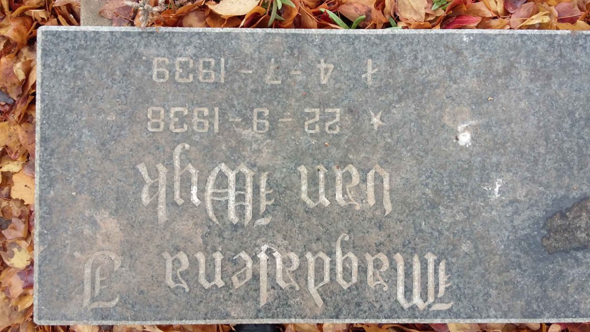 WYK Magdalena J., van 1938-1939