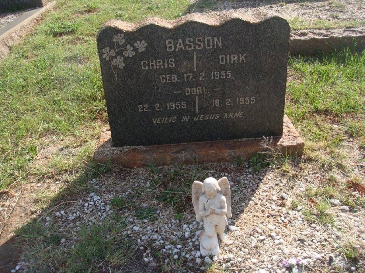 BASSON Chris 1955-1955 :: BASSON Dirk 1955-1955
