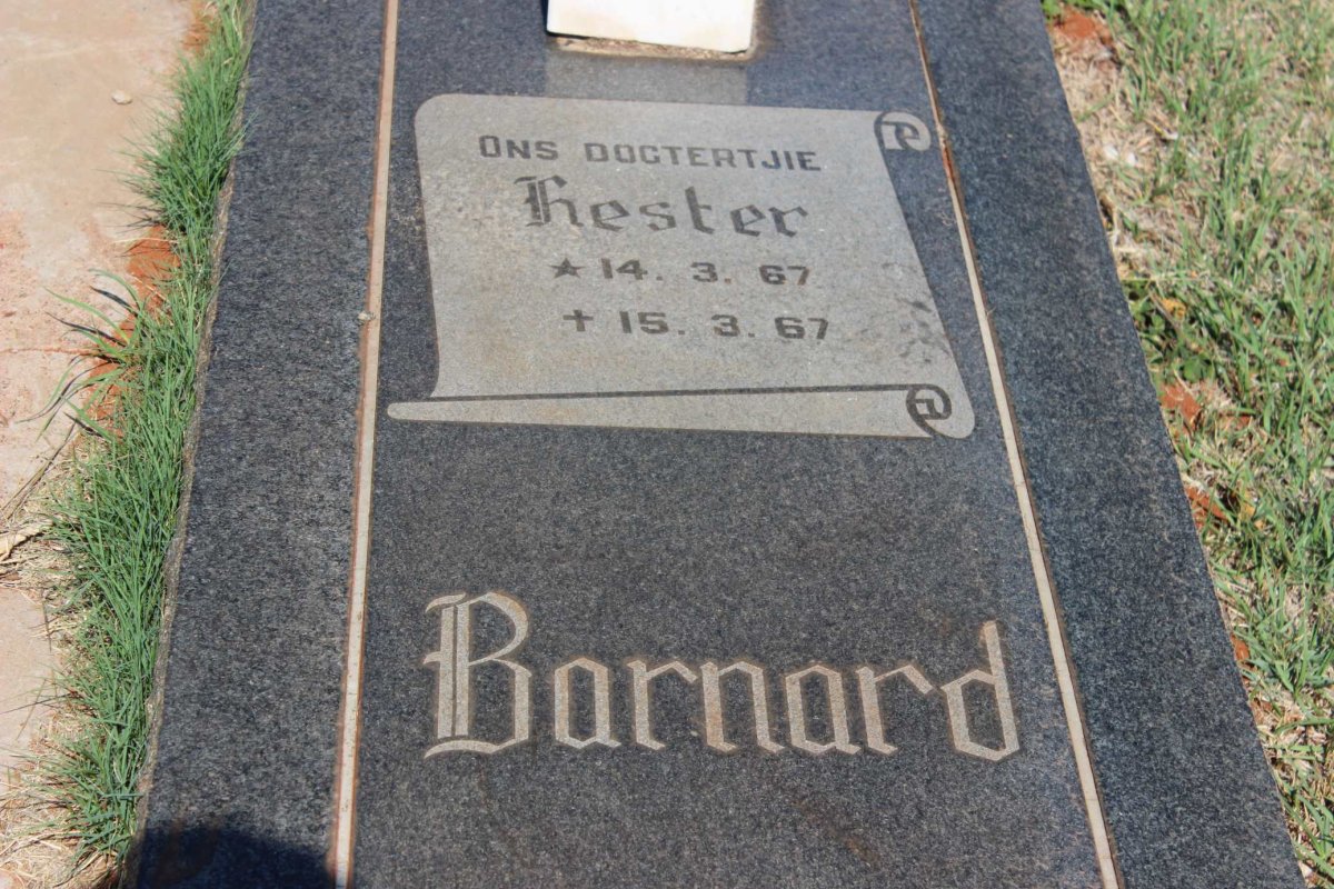 BARNARD Hester 1967-1967