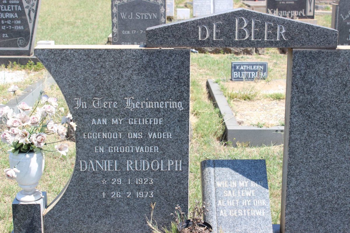 BEER Daniel Rudolph, de 1923-1973