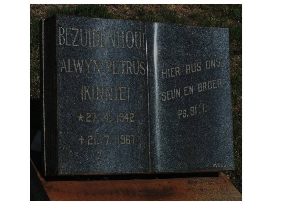 BEZUIDENHOUT Alwyn Petrus 1942-1967