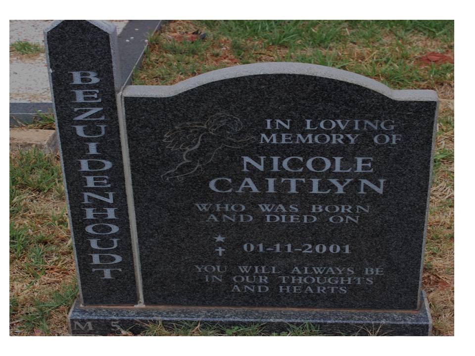 BEZUIDENHOUDT Nicole Caitlyn 2001-2001