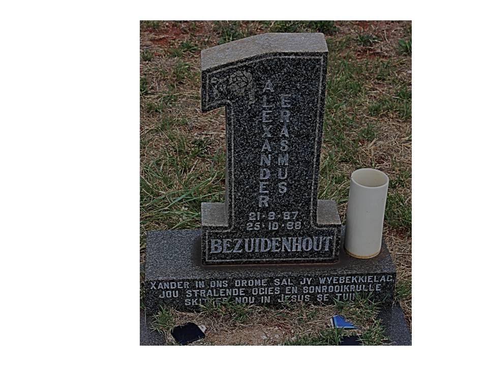BEZUIDENHOUT Alexander Erasmus 1987-1988