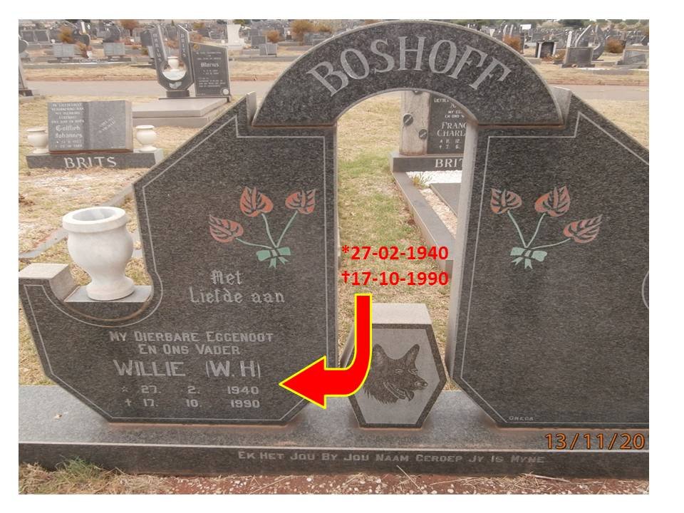 BOSHOFF W.H. 1940-1990