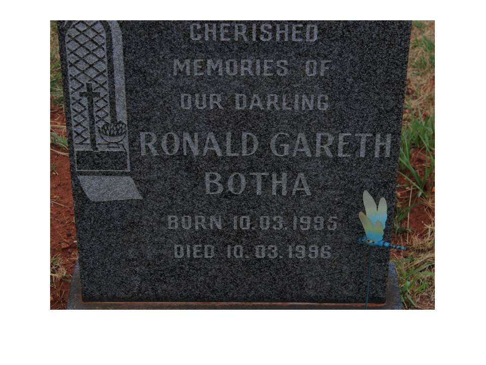BOTHA Ronald Gareth 1995-1996