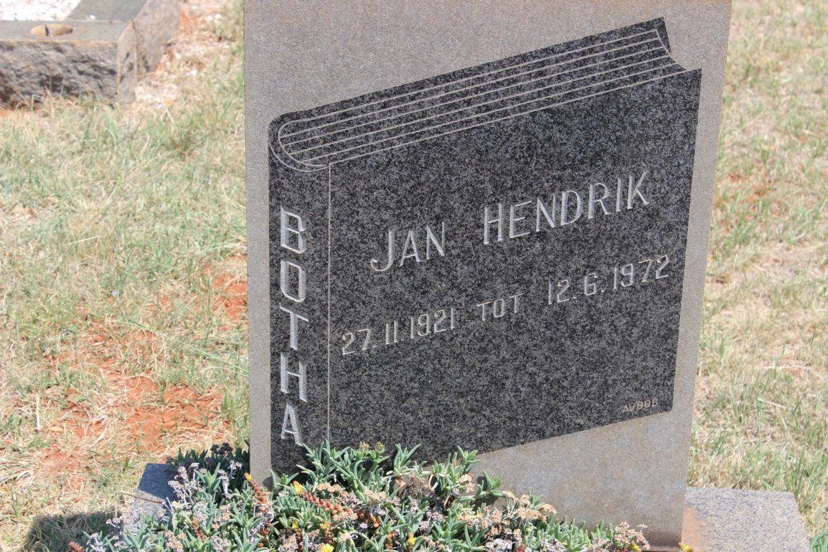BOTHA Jan Hendrik 1921-1972