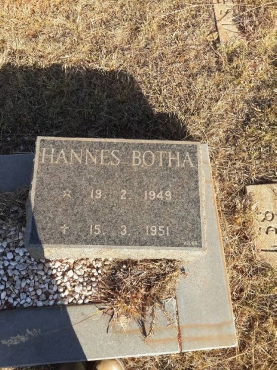 BOTHA Hannes 1949-1951