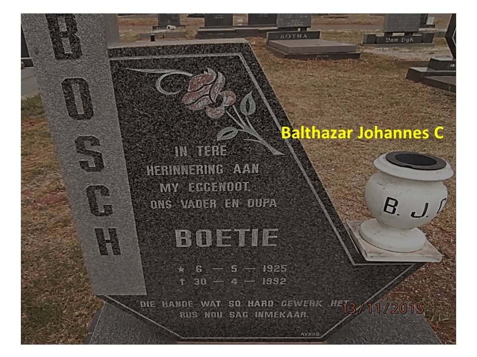 BOSCH Balthazar Johannes C. 1925-1992