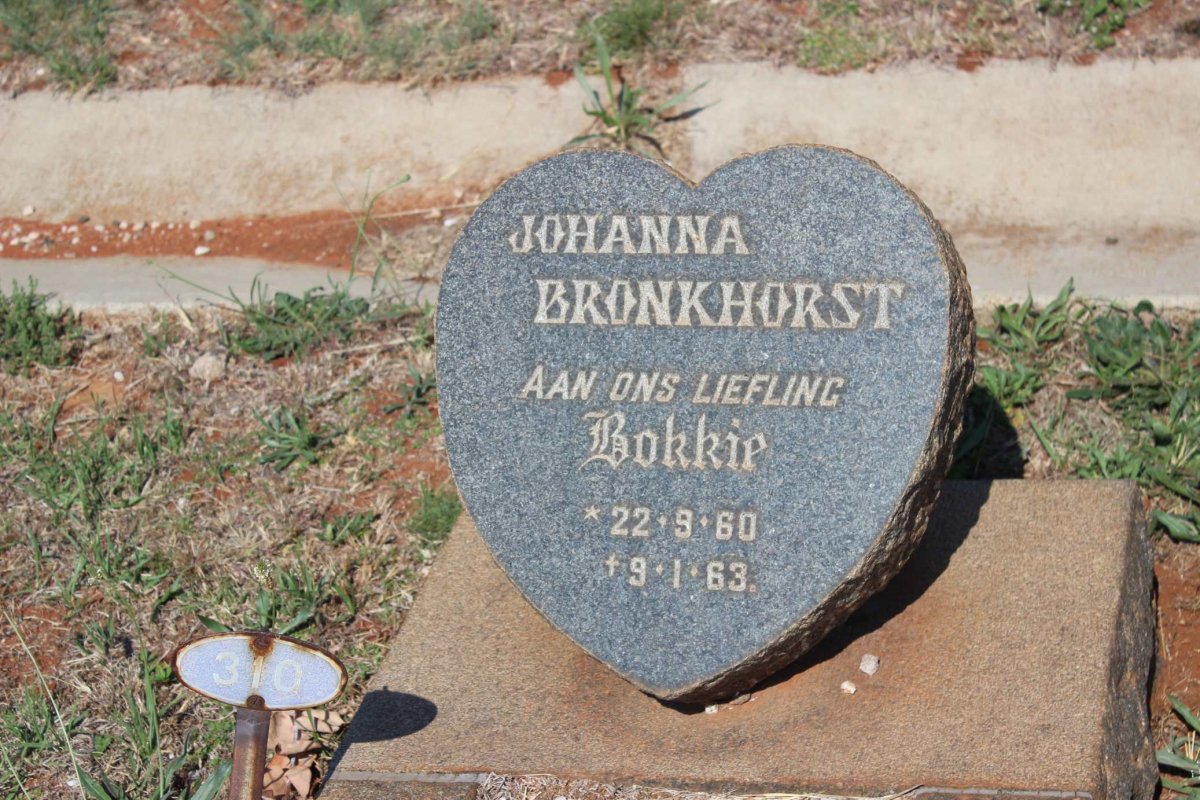 BRONKHORST Johanna 1960-1963