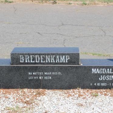 BREDENKAMP Francois Alwyn 1901-1973 &amp; Magdalena Josina 1903-1980