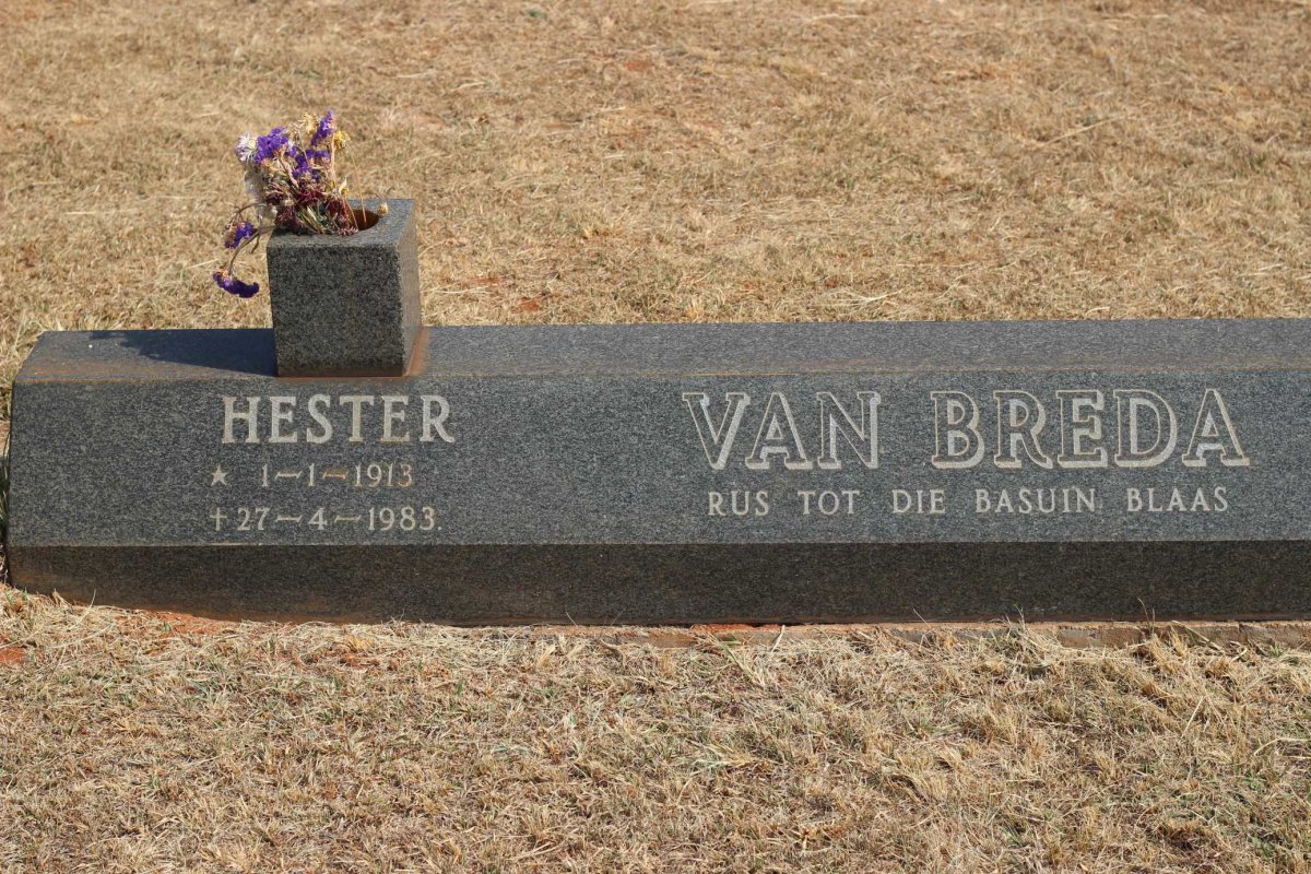 BREDA Daan, van 1906-1986 &amp; Hester 1913-1983