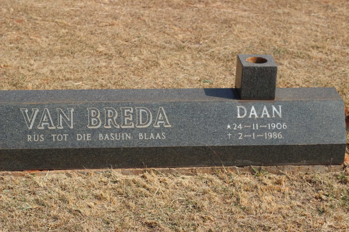 BREDA Daan, van 1906-1986 &amp; Hester 1913-1983