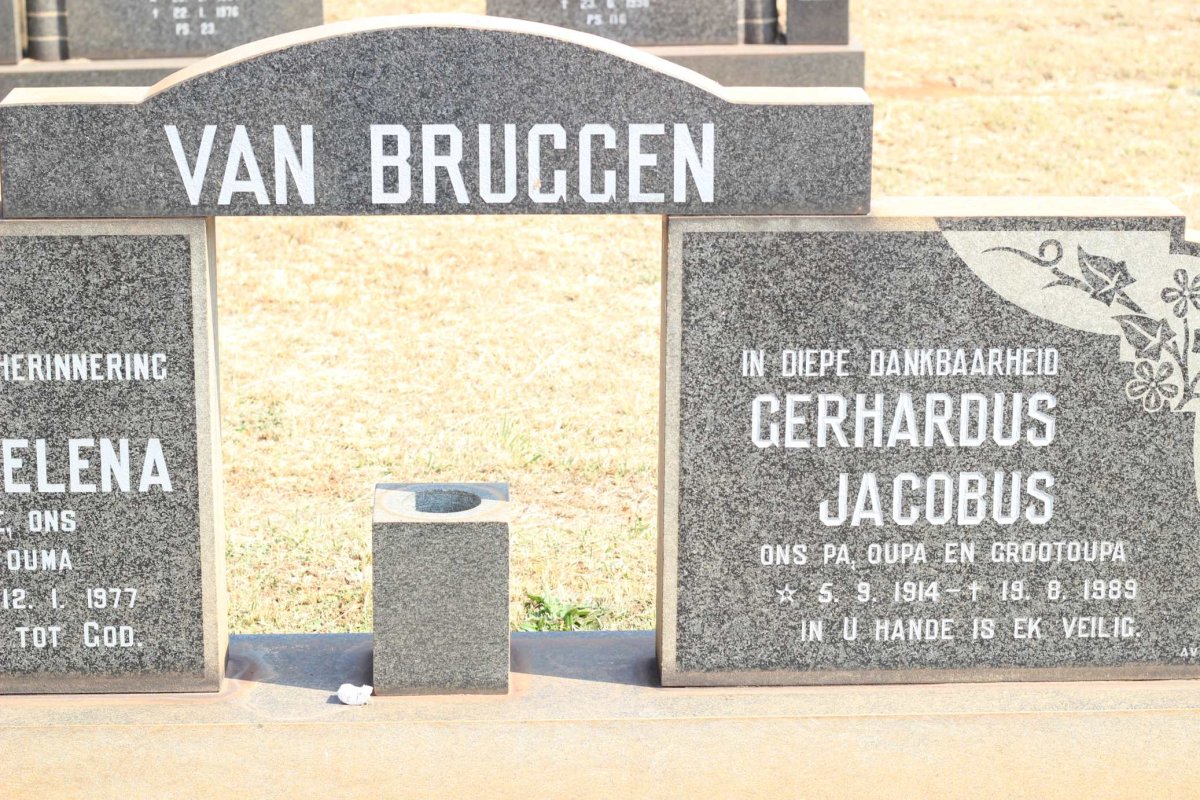 BRUGGEN Gerhardus Jacobus, van 1914-1989 &amp; Martha Helena 1917-1977