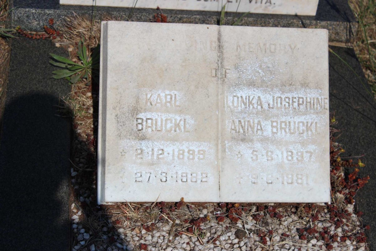 BRÜCKL Karl 1899-1982 &amp; Lonka Josephine Anna 1897-1981