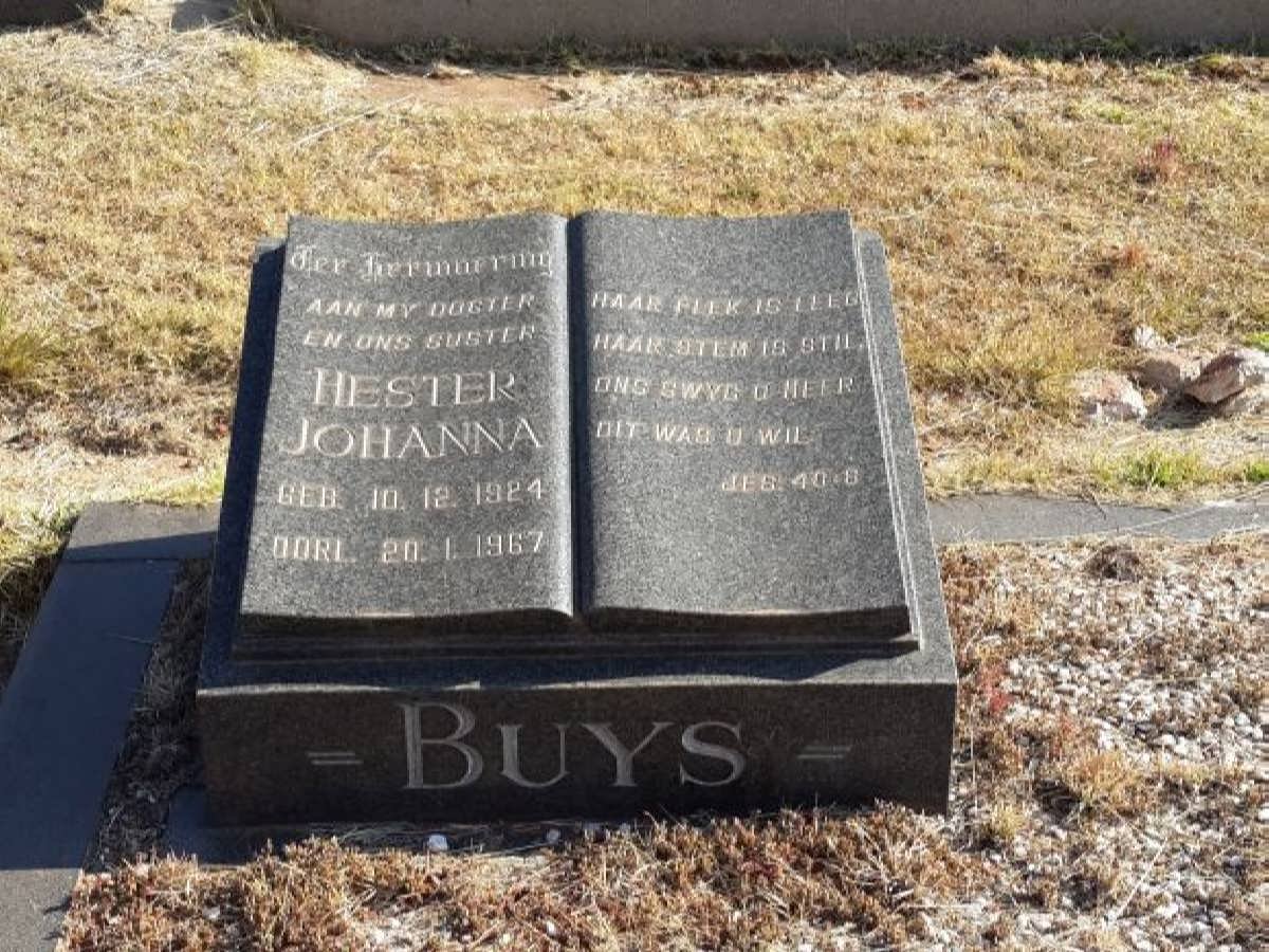 BUYS Hester Johanna 1924-1967