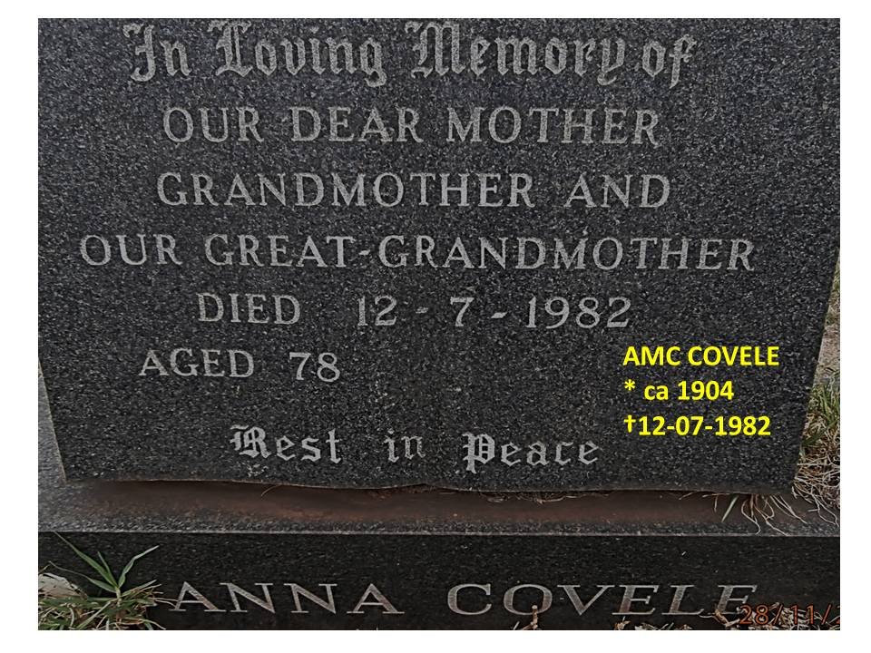 COVELE A.M.C. -1982