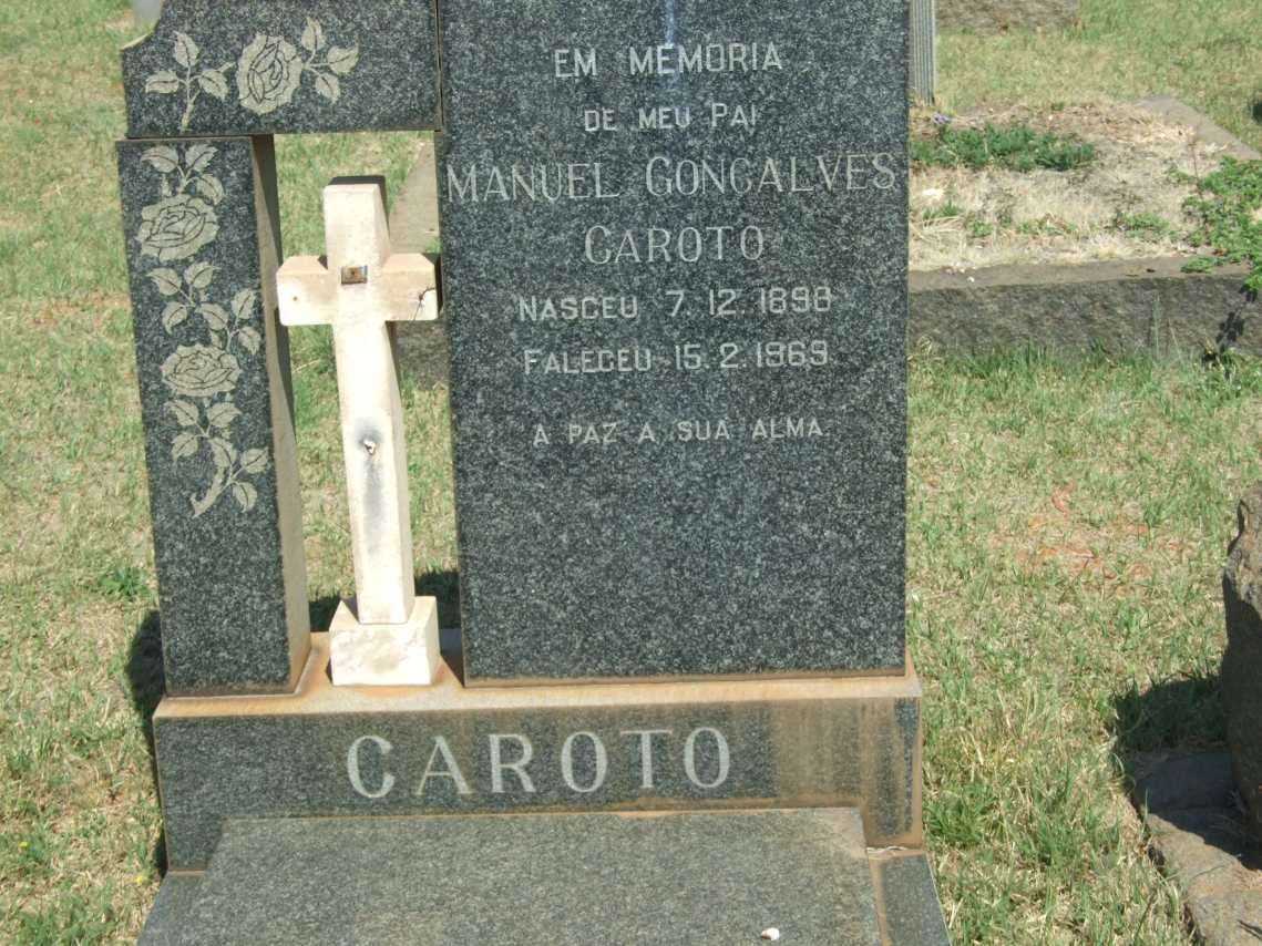 CAROTO Manuel Goncalves 189?-1969