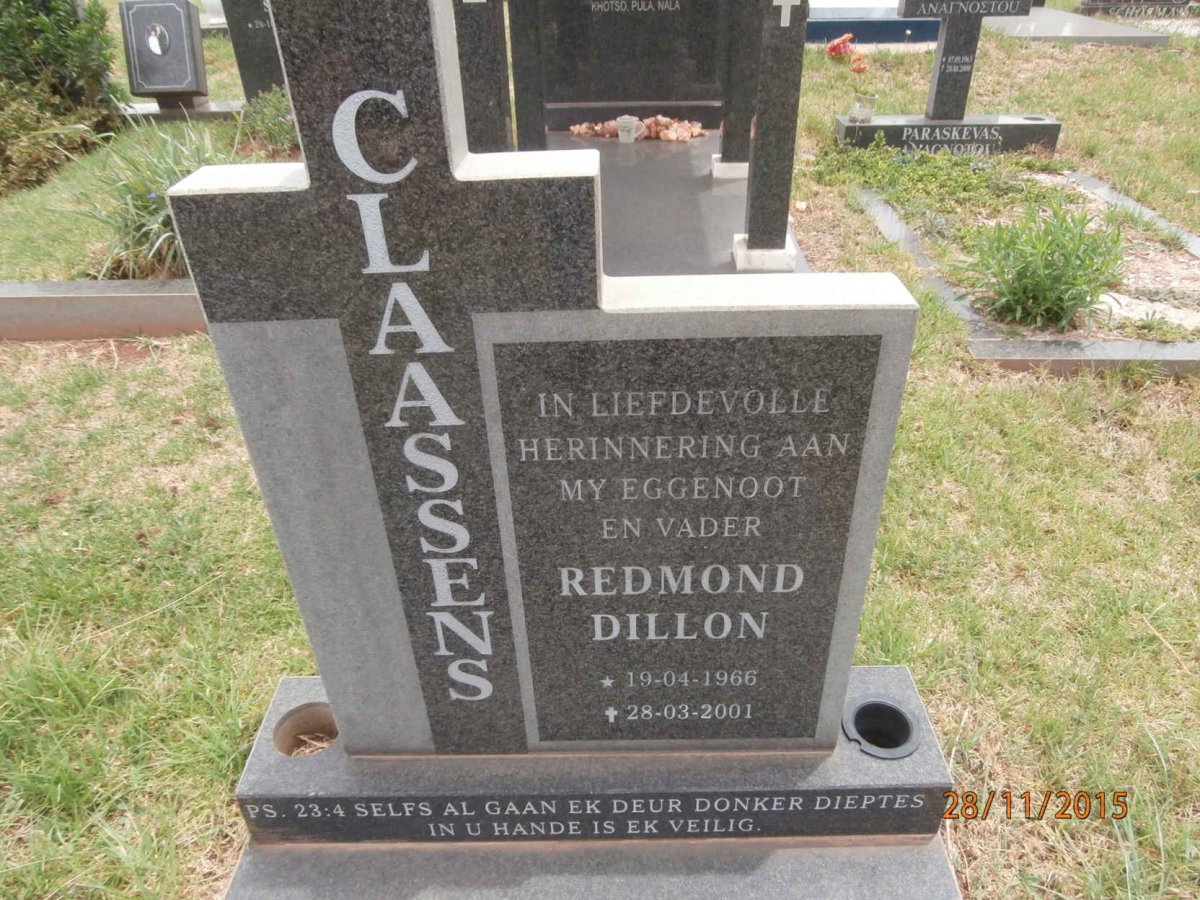 CLAASSENS Redmond Dillon 1966-2001