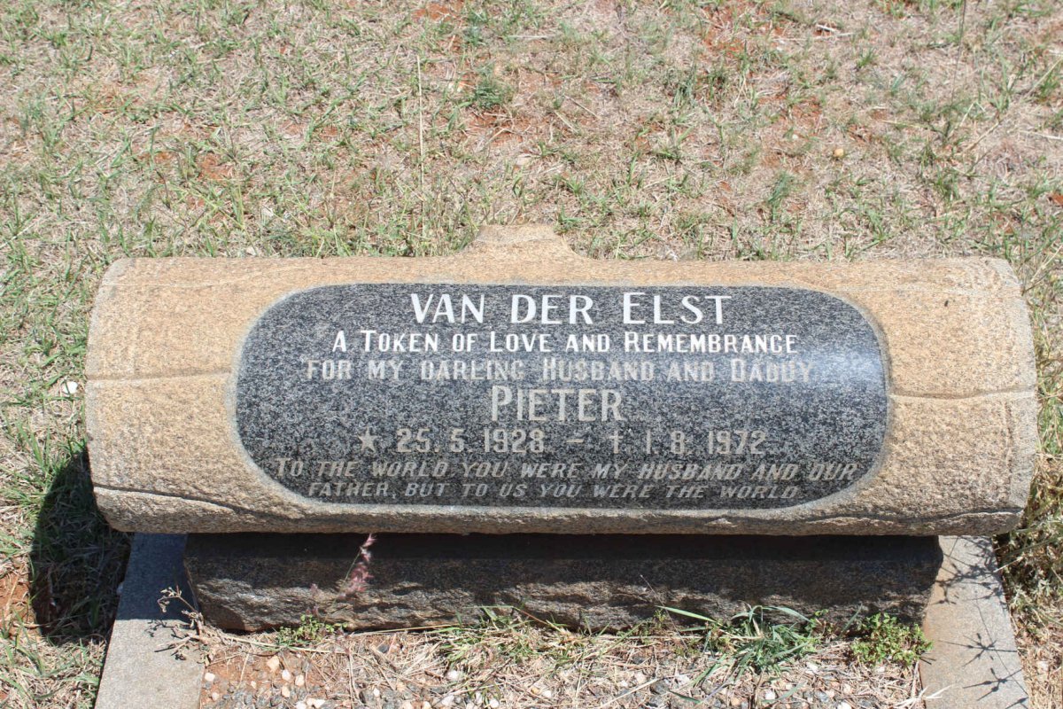 ELST Pieter, van der 1928-1972