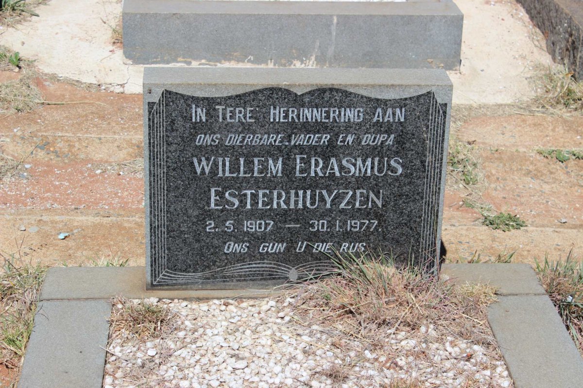 ESTERHUYZEN Willem Erasmus 1907-1977