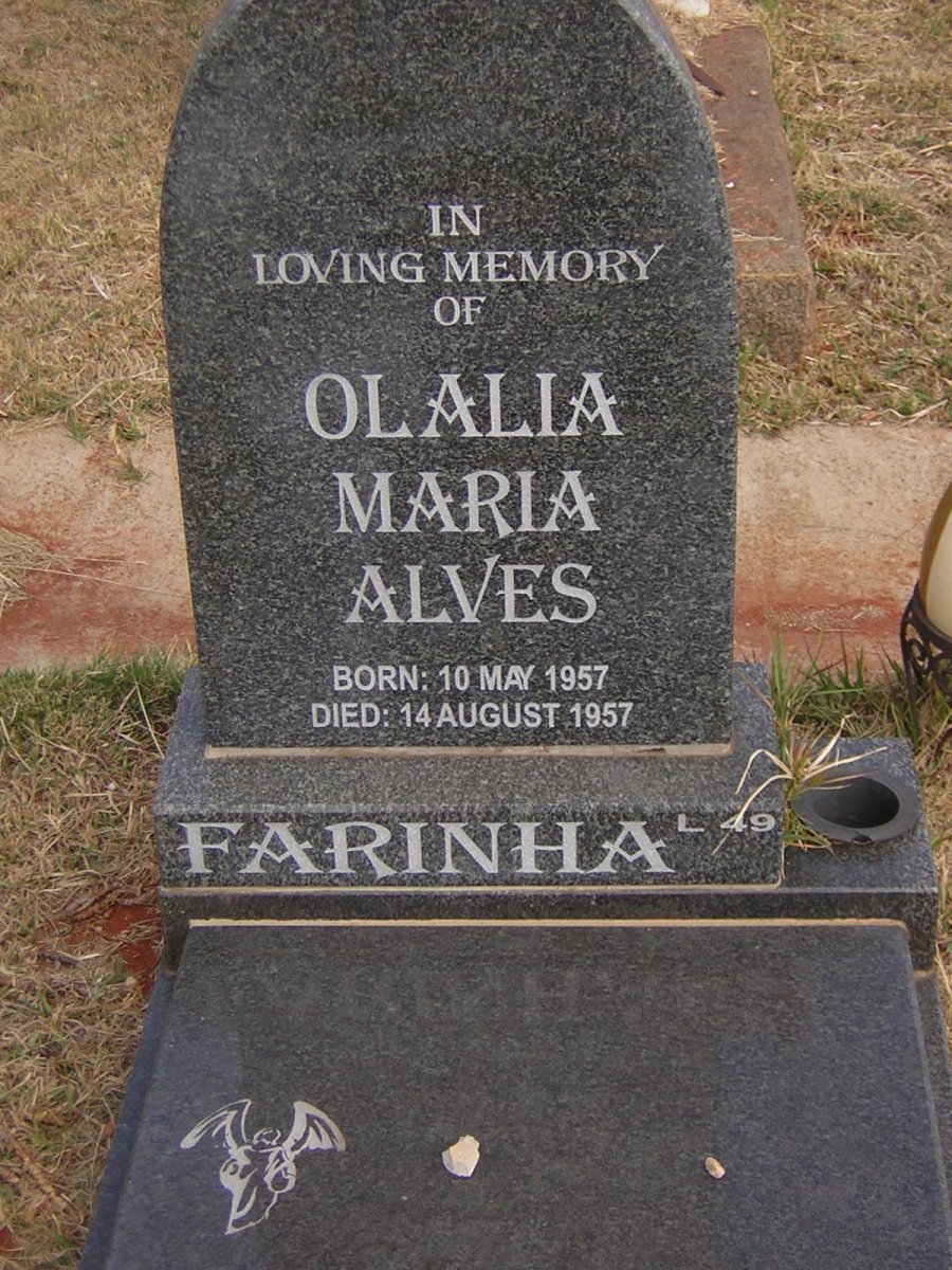FARINHA Olalia Maria Alves 1957-1957