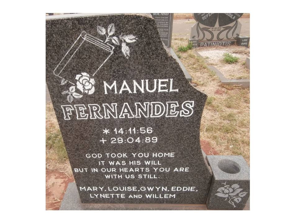 FERNANDES Manuel 1956-1989