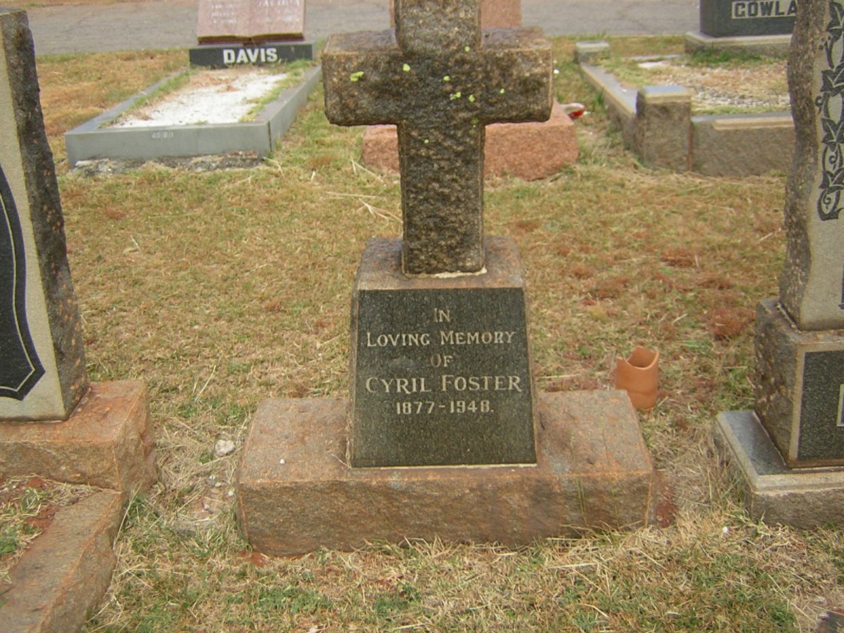 FOSTER Cyril 1877-1948