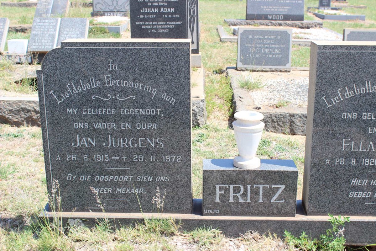 FRITZ Jan Jurgens 1915-1972 &amp; Ella Maria 1920-1981 _1