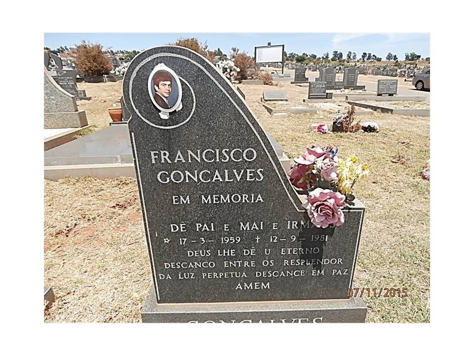 GONCALVES Francisco 1959-1981
