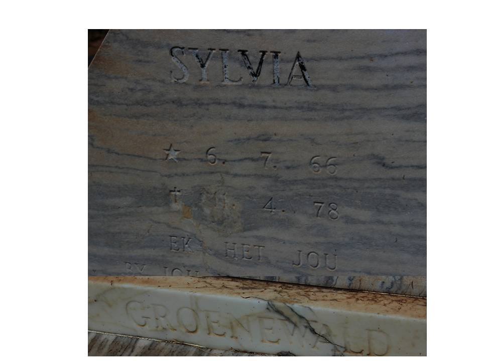 GROENEWALD Sylvia 1966-1978