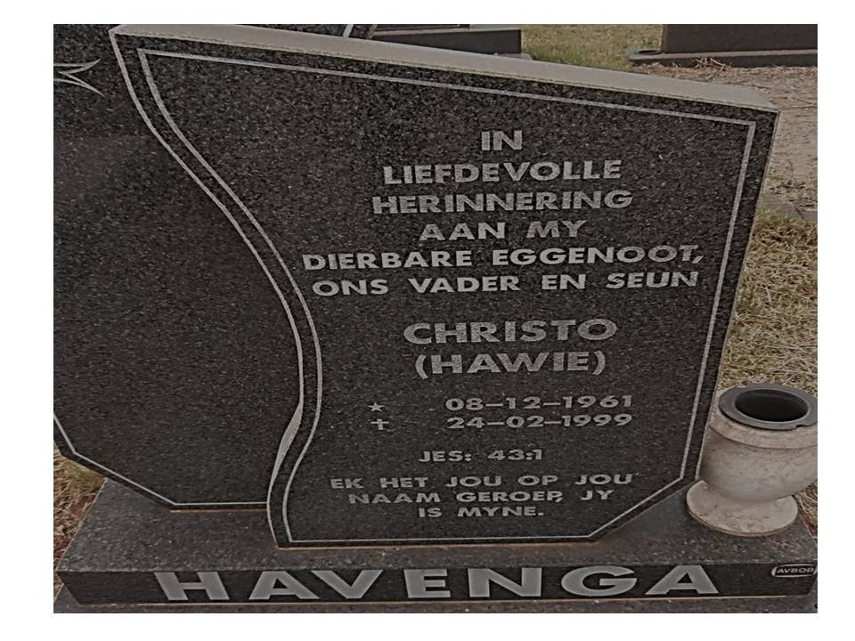 HAVENGA Christo 1961-1999