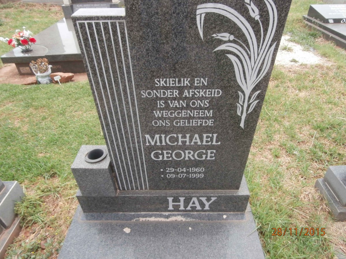 HAY Michael George 1960-1999