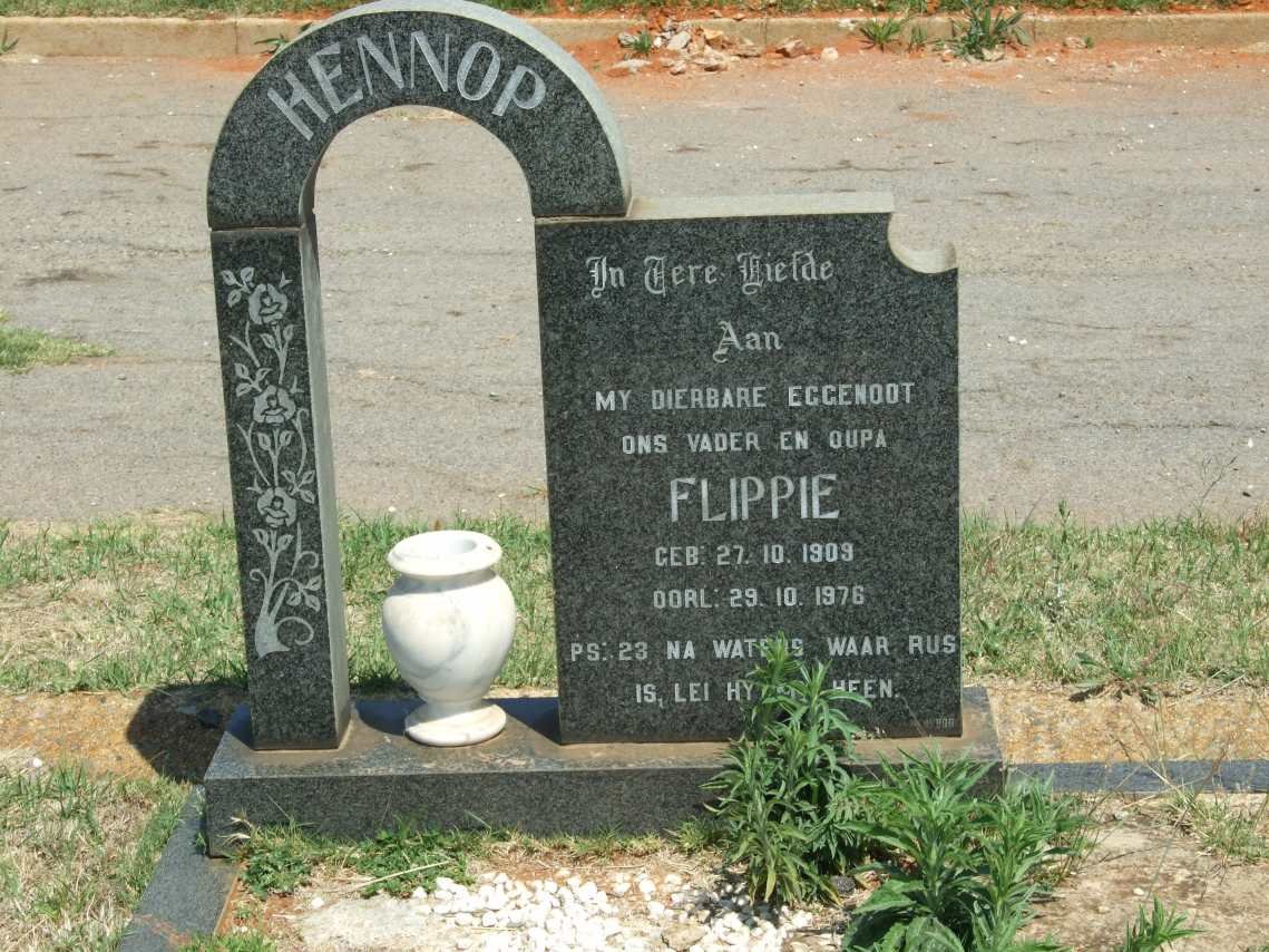 HENNOP Flippie 1909-1976