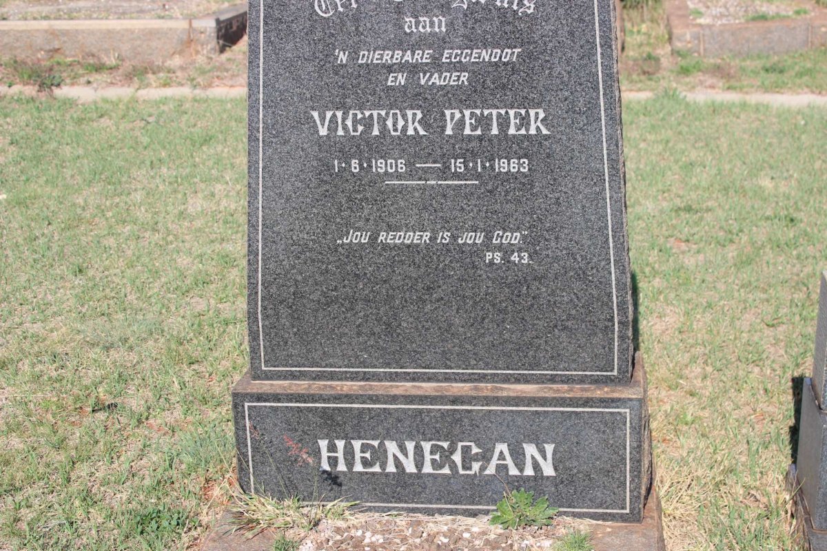 HENEGAN Victor Peter 1906-1963