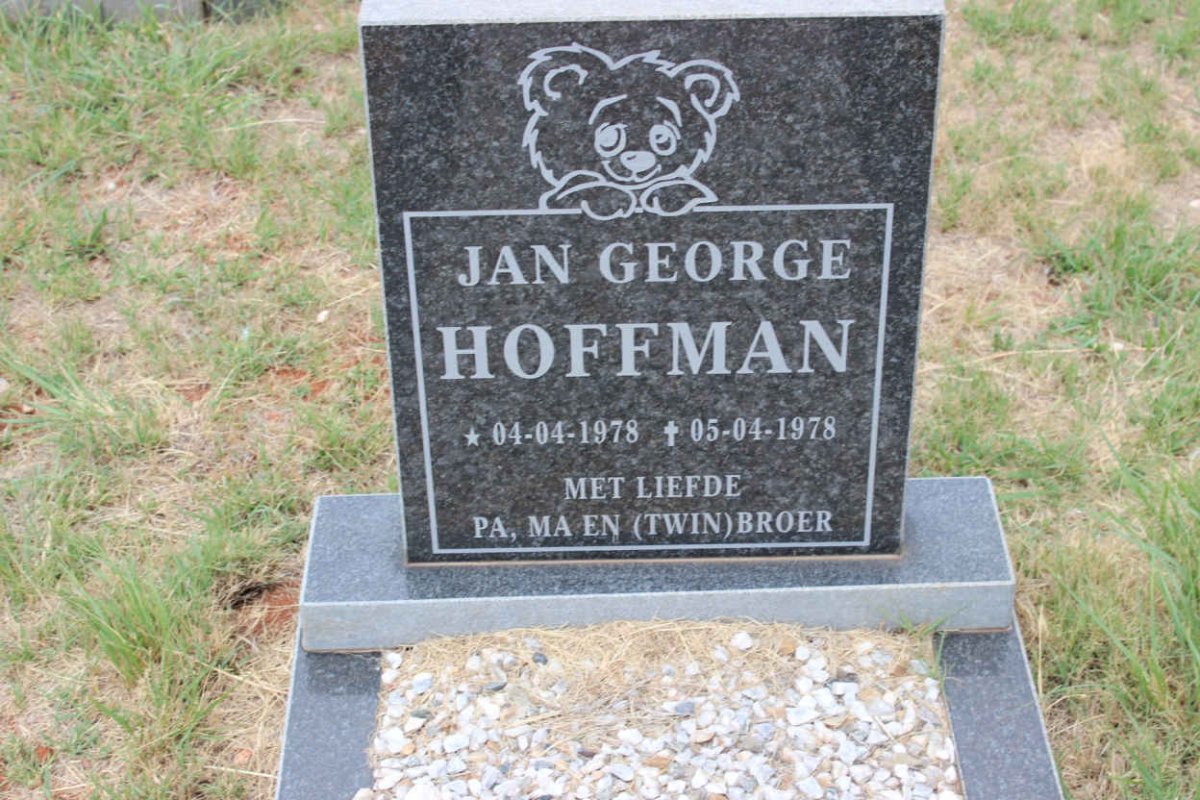 HOFFMAN Jan George 1978-1978