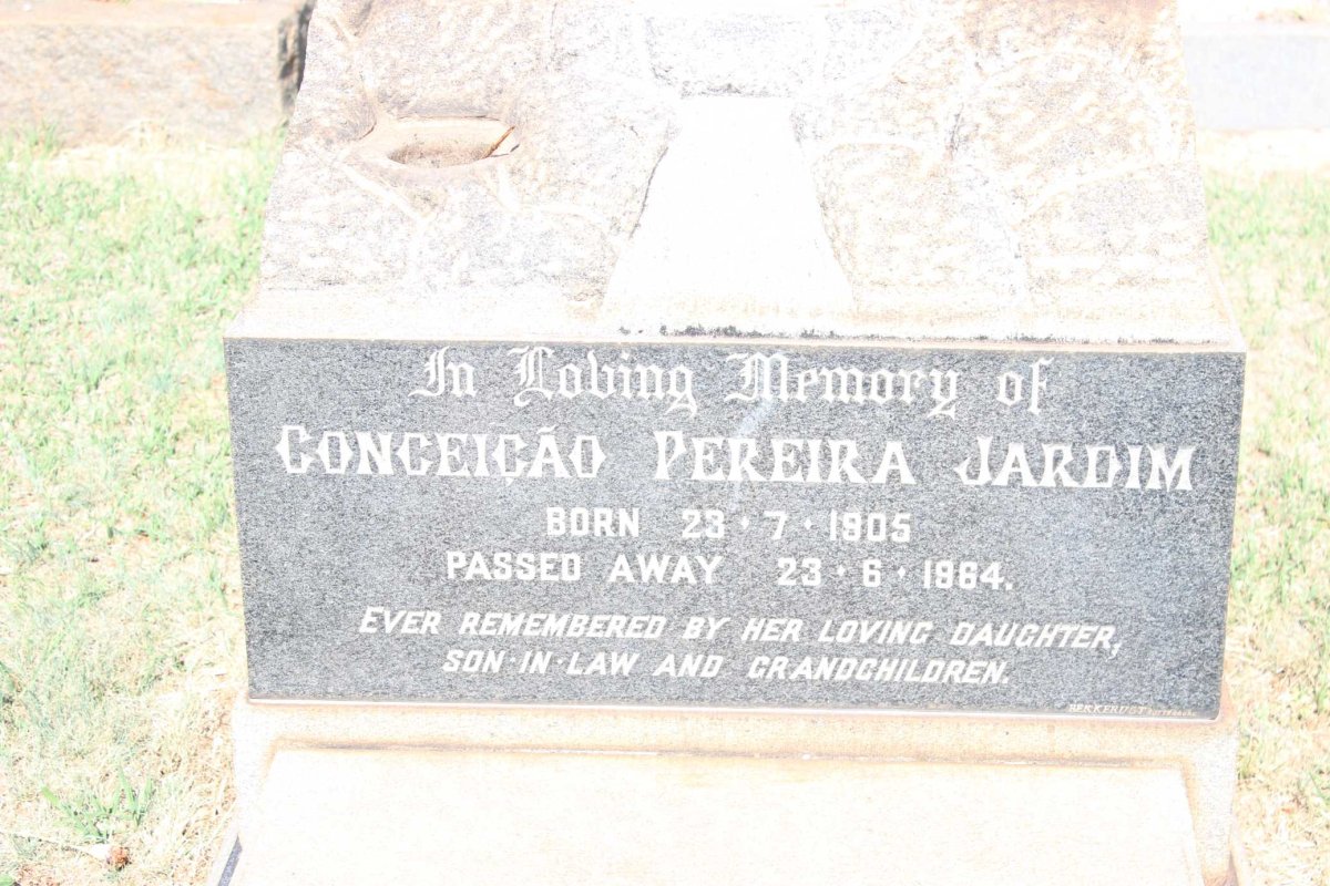 JARDIM Conceicão Pereira 1905-1984