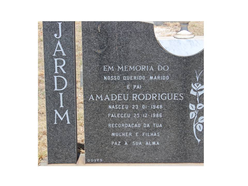 JARDIM Amadeu Rodrigues 1948-1986