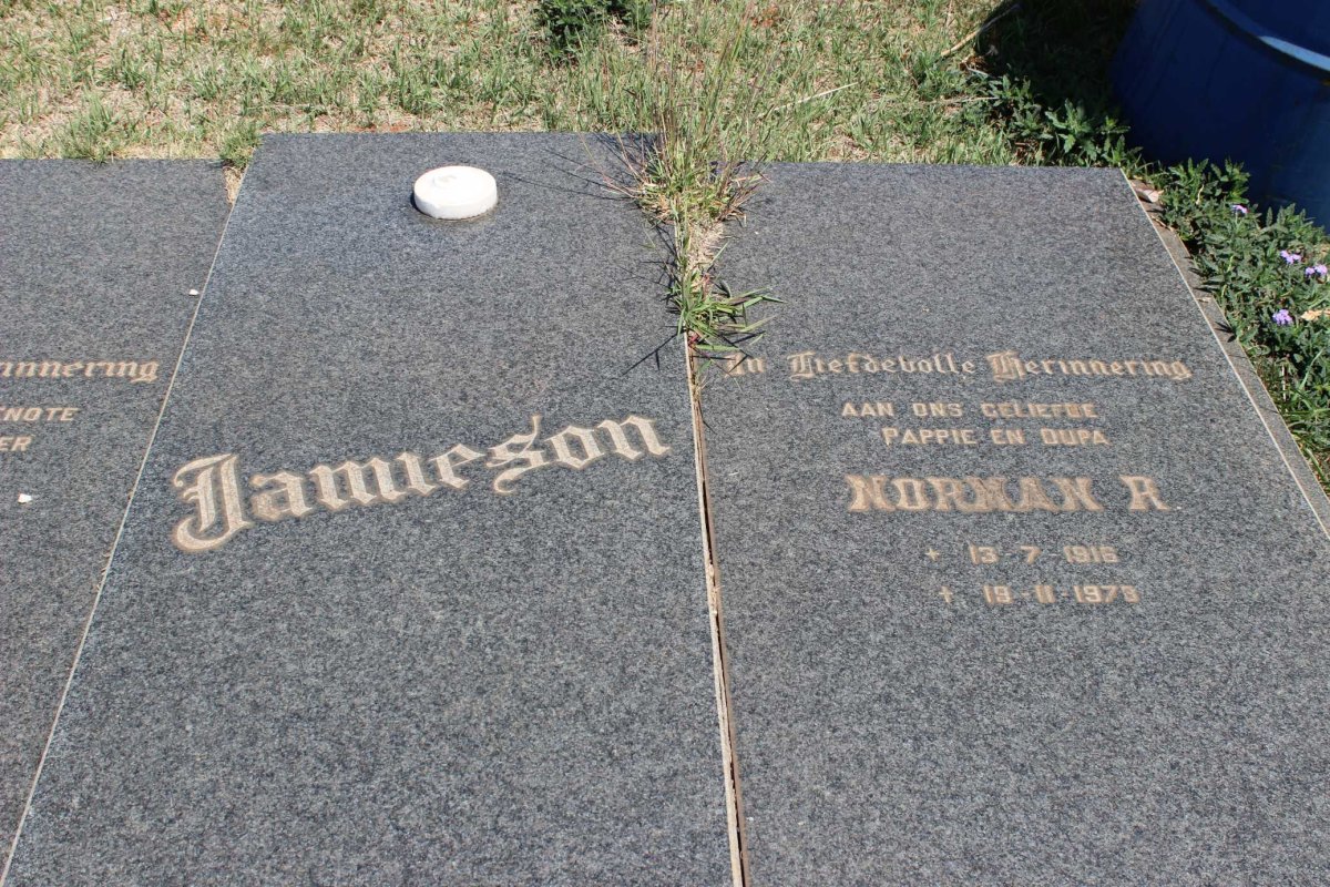 JAMESON Norman R. 1916-197? &amp; Babs 1917-1971