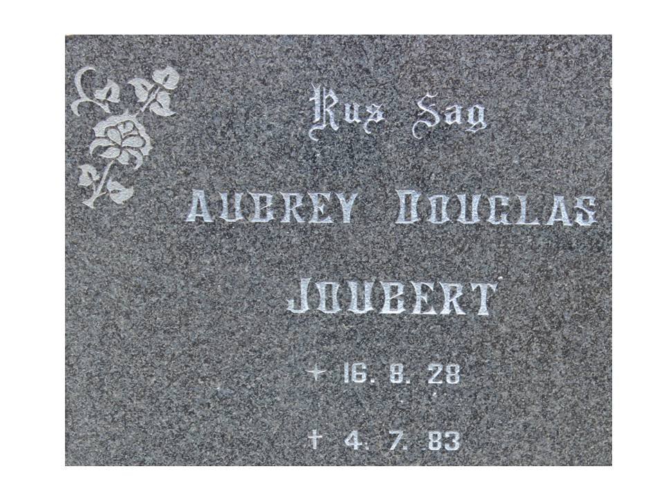 JOUBERT Aubrey Douglas 1928-1983
