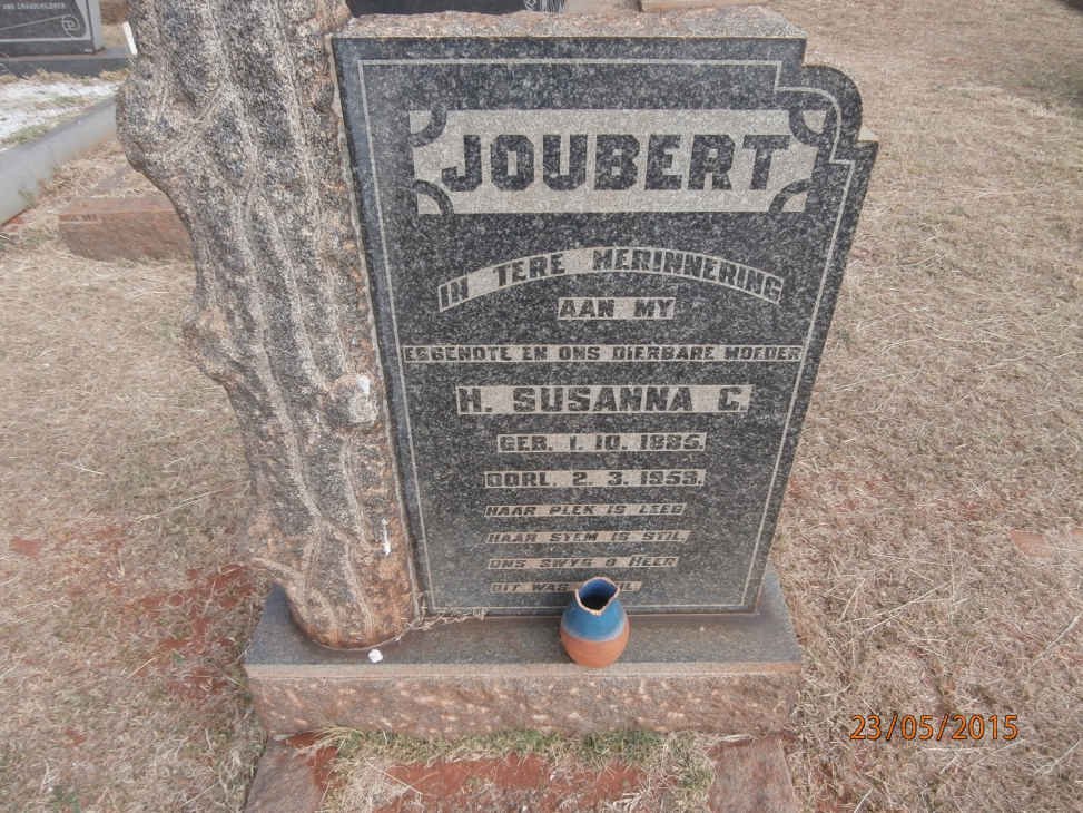 JOUBERT H. Susanna C. 1885-1959