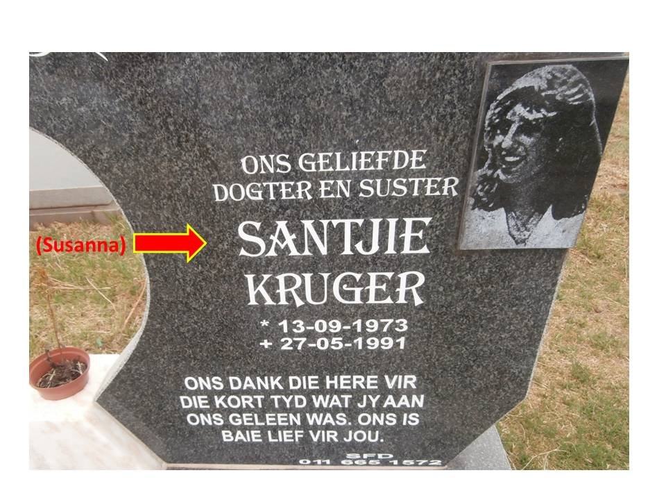 KRUGER Santjie 1973-1991