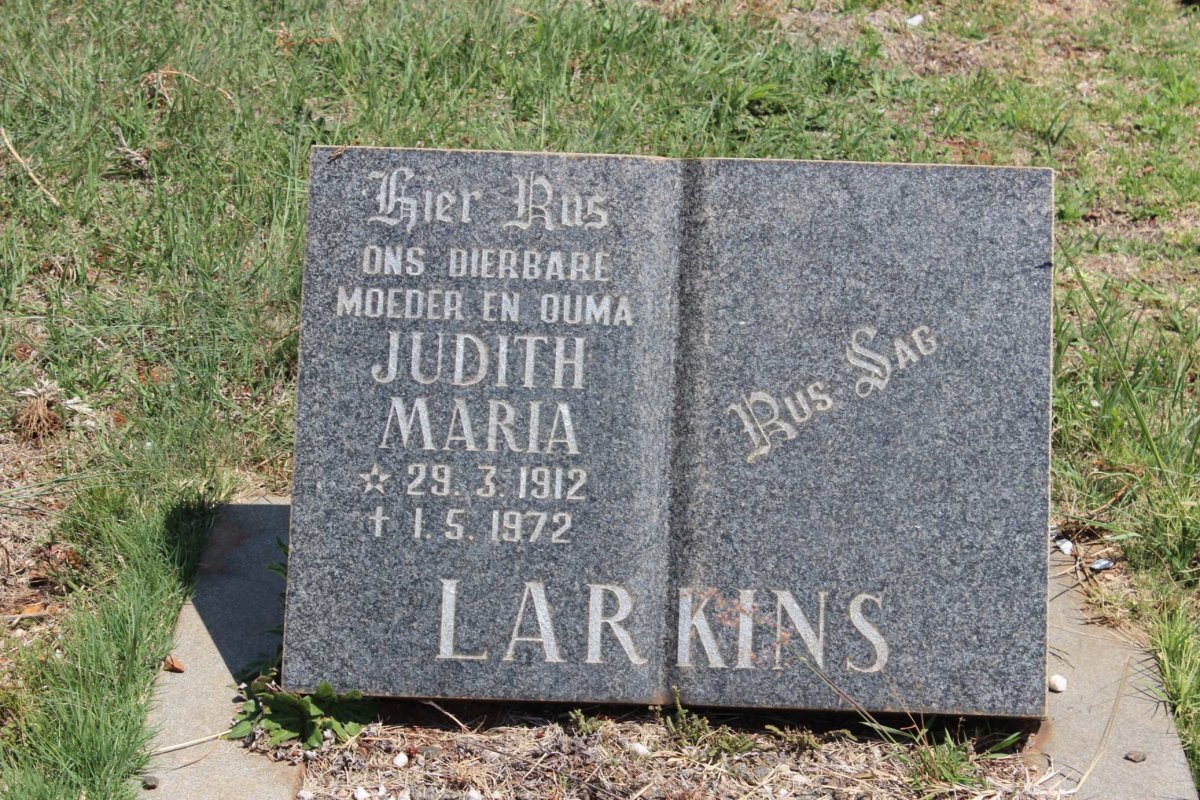 LARKINS Judith Maria 1912-1972