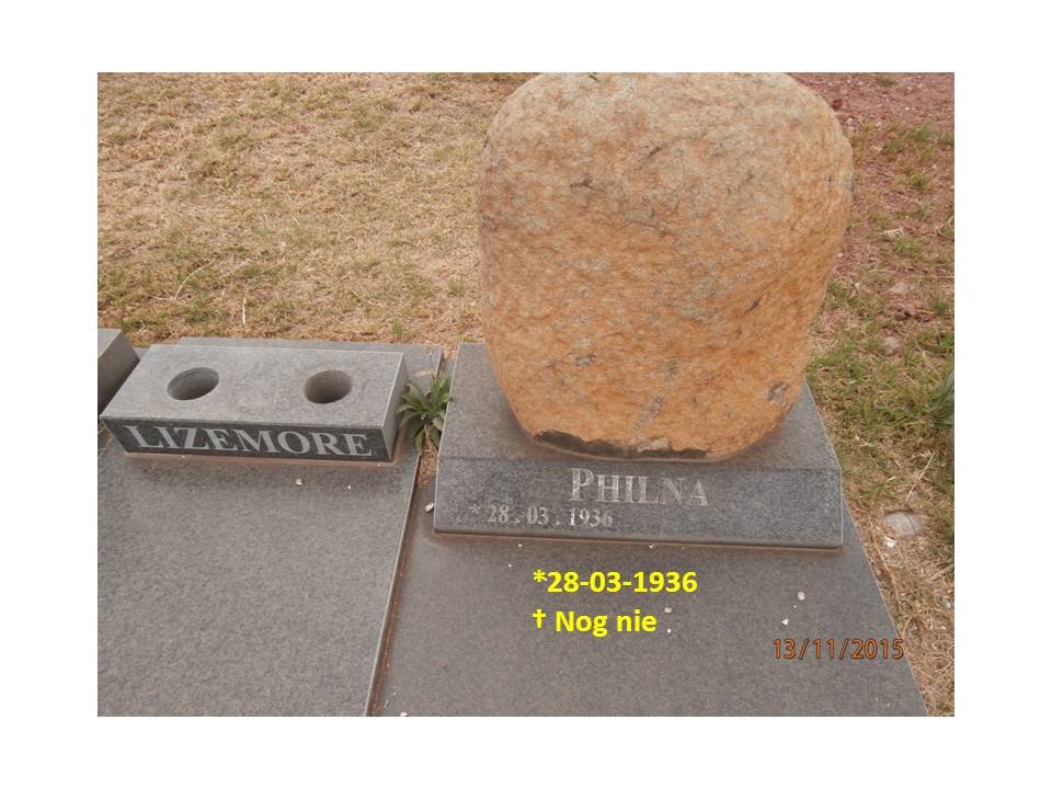 LIZEMORE Philna 1936-