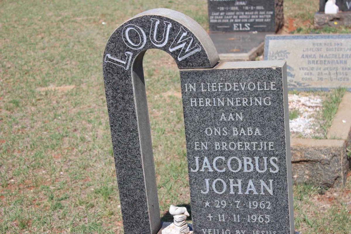 LOUW Jacobus Johan 1962-1965