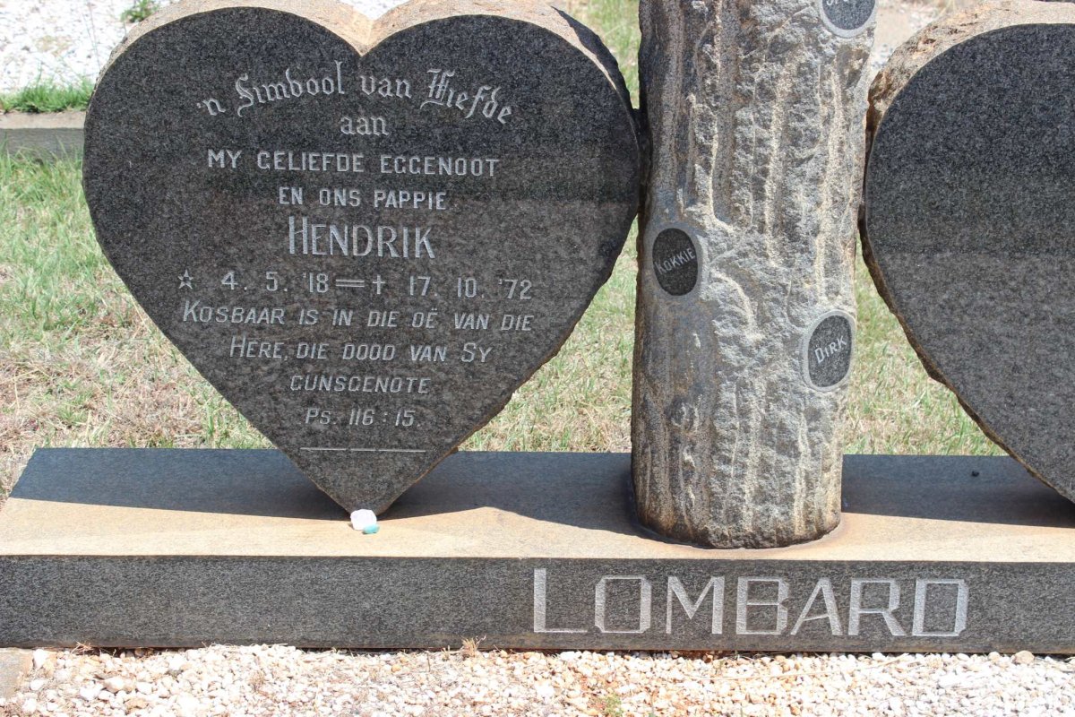 LOMBARD Hendrik 1918-1972
