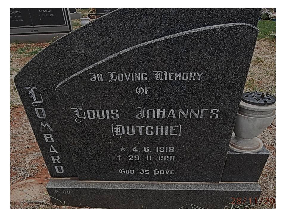 LOMBARD Louis Johannes 1918-1991