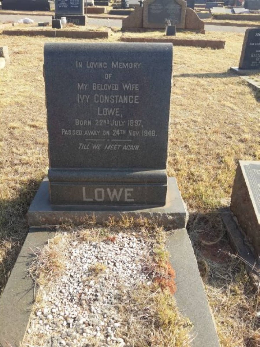 LOWE Ivy Constance 1897-1948